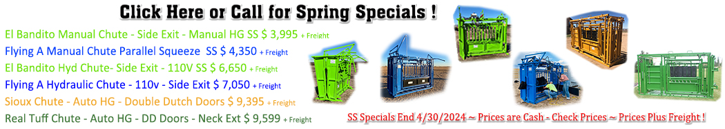 Click Here or Call for Spring Specials !